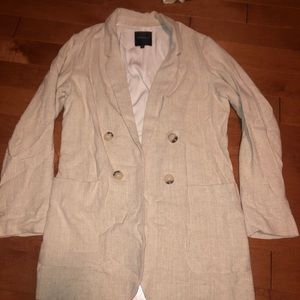 Oversized relaxed blazer